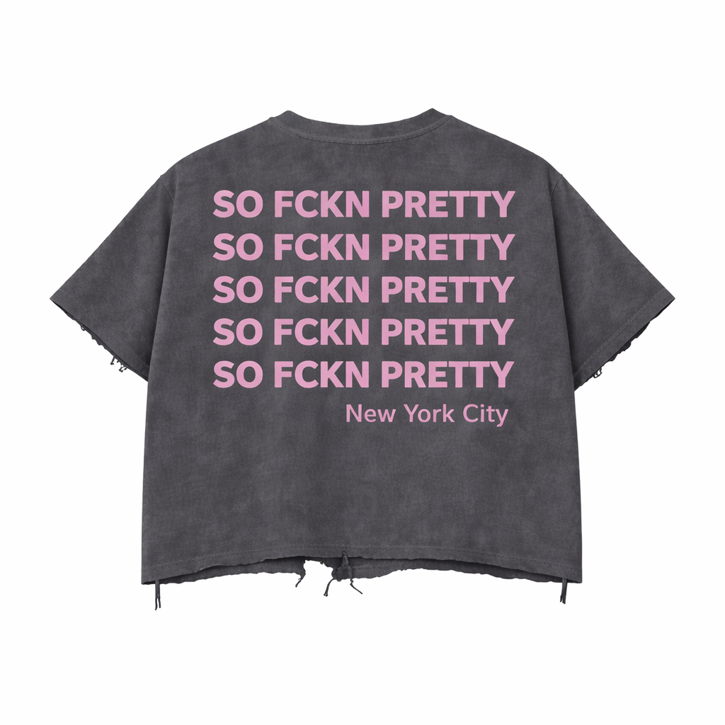 SOFCKNPRETTY DISTRESSED CHARCOAL