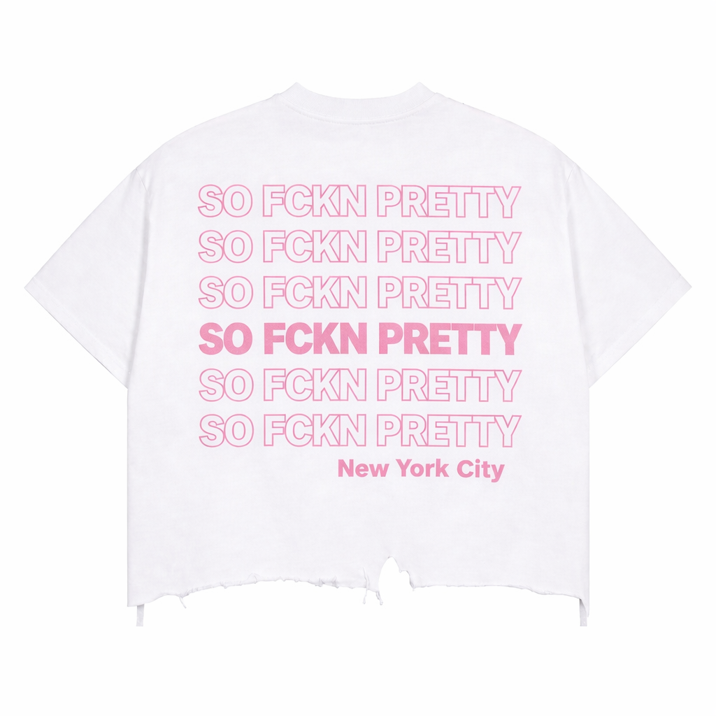 SOFCKNPRETTY DISTRESSED WHITE